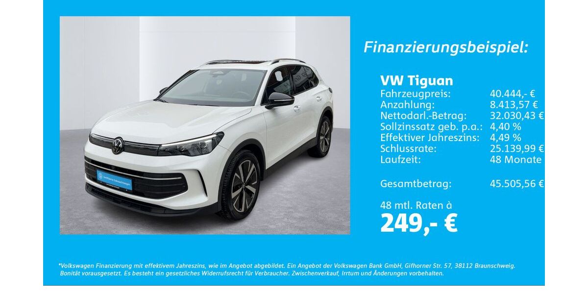 VW Tiguan 11.429 km 40.444 &euro; Hamburg 22303