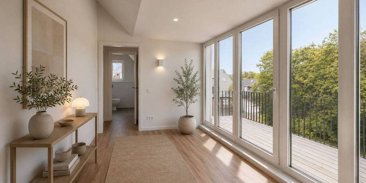 Etagenwohnung Hamburg Poppenbüttel - 2 Zimmer, 96 m&sup2;, 2.400&euro; | Angebot:26795926