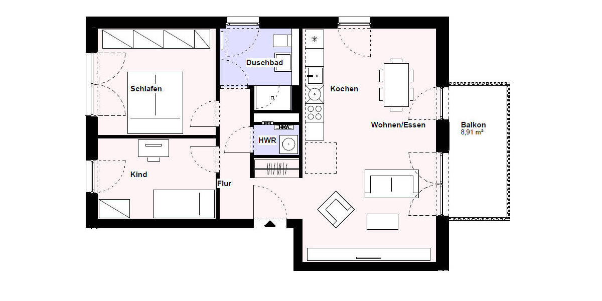 Etagenwohnung Wedel Schulau West - 3 Zimmer, 76 m&sup2;, 1.290&euro; | Angebot:26594936