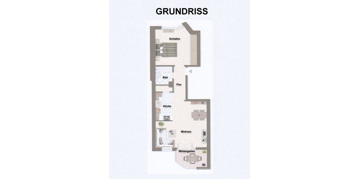 Etagenwohnung Buxtehude Heitmannshausen - 2 Zimmer, 66 m&sup2;, 244.900&euro; | Angebot:25744038