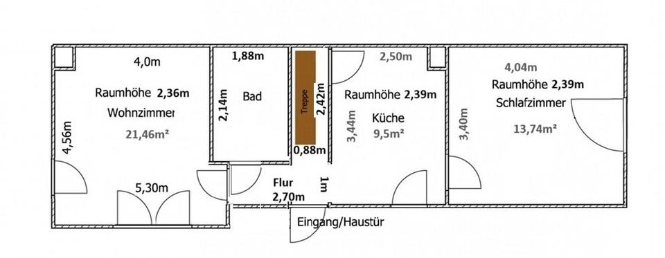Doppelhaushälfte Uetersen - 3.5 Zimmer, 70 m&sup2;, 279.000&euro; | Angebot:26901807