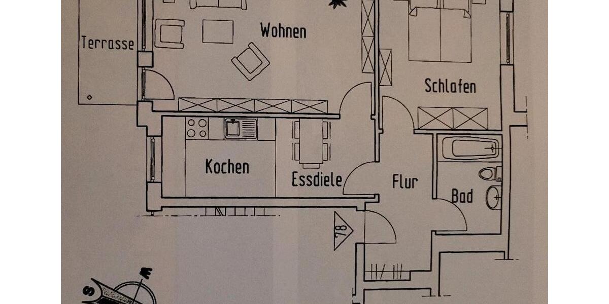 Hochparterre Norderstedt - 2 Zimmer, 59 m&sup2;, 269.000&euro; | Angebot:27282307