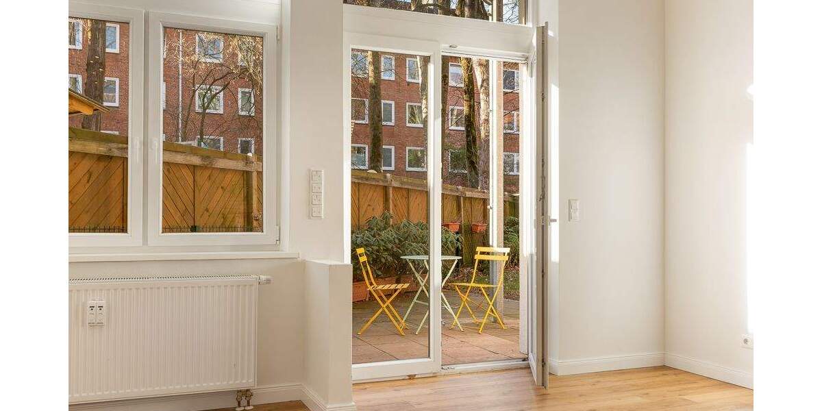 Terrassenwohnung Hamburg Hamm - 3 Zimmer, 96 m&sup2;, 535.000&euro; | Angebot:25687186