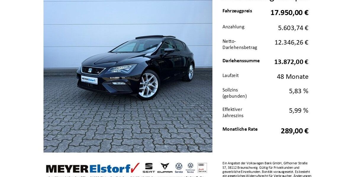Seat Leon 80.100 km 17.700 &euro; Neu Wulmstorf 21629