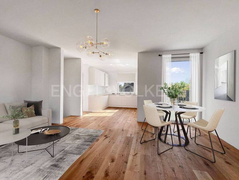 Sonnig helle 3 Zimmer - NeubauWohnung mit Südwestterrasse, Fußbodenheizung und Energieklasse A+