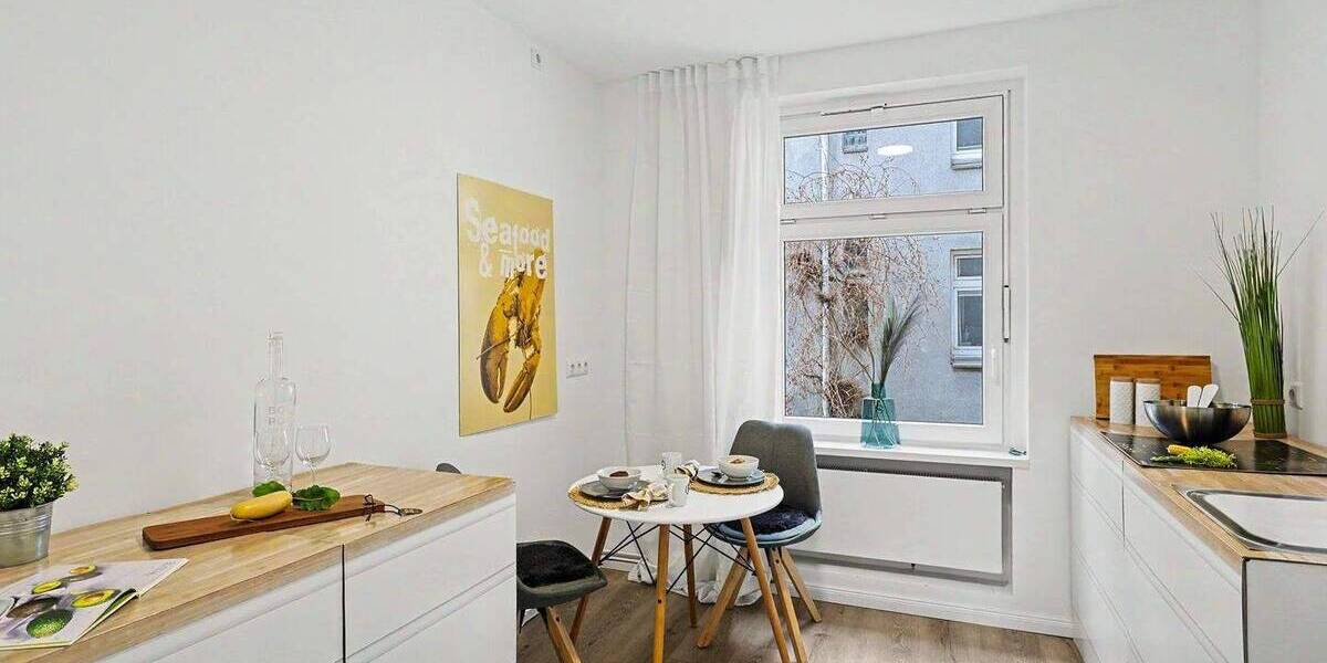 Etagenwohnung Hamburg Barmbek-Süd - 3 Zimmer, 56 m&sup2;, 419.000&euro; | Angebot:26797518