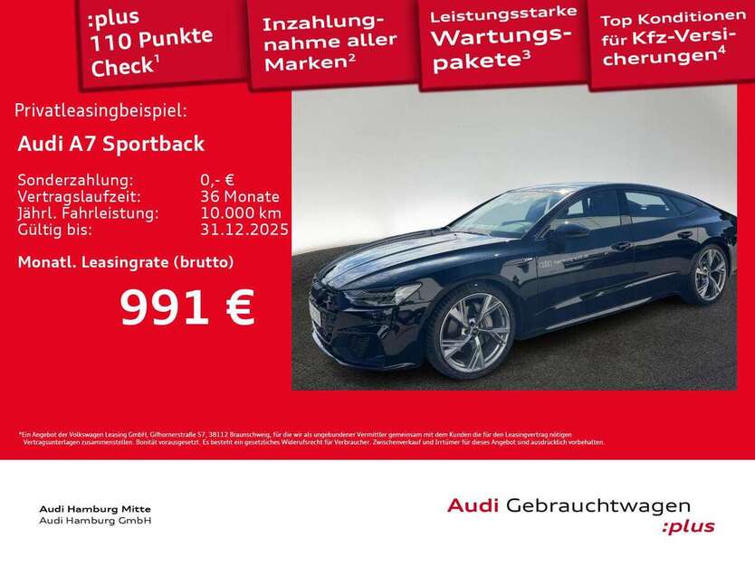 Audi A7 5.899 km 75.900 € Hamburg 22529