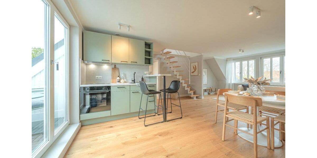 Dachgeschoßwohnung Hamburg Alsterdorf - 2 Zimmer, 56 m&sup2;, 365.000&euro; | Angebot:27147275