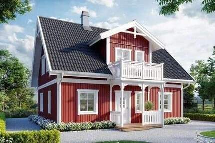 Neubauprojekt: Schwedenhaus, ruhige, sonnige Feld-Waldrandlage 4 zimmer