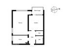 Etagenwohnung Hamburg Hummelsbüttel - 2 Zimmer, 61 m&sup2;, 279.000&euro; | Angebot:26290452