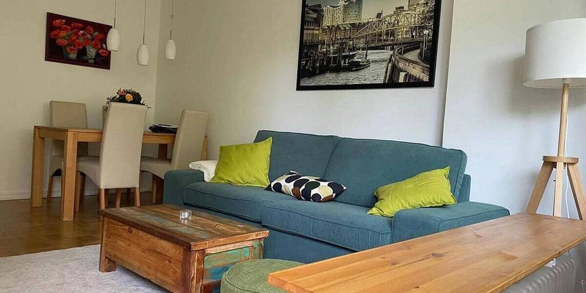 Etagenwohnung Hamburg Eilbek - 2 Zimmer, 55 m&sup2;, 640&euro; | Angebot:26358903