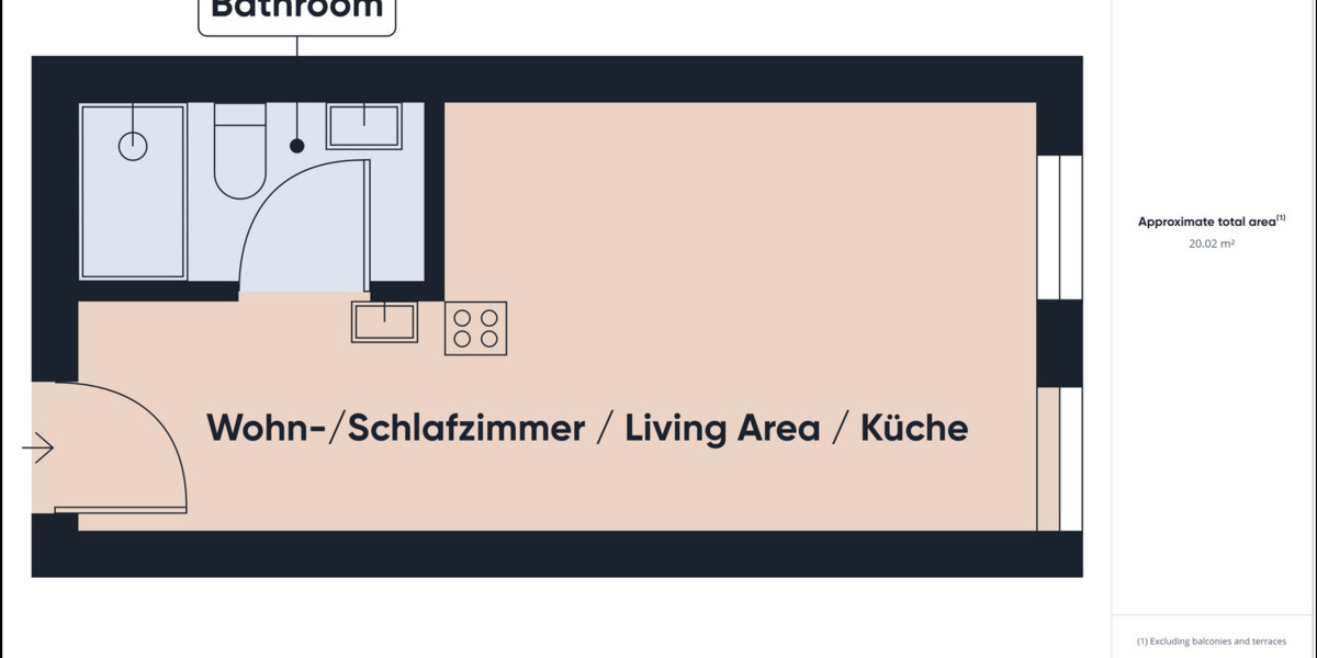 DIE ZIMMEREI | AKTION 25%: Möblierte Wohnung am Inselpark ideal für Studierende | Basic Bude 1 zimmer