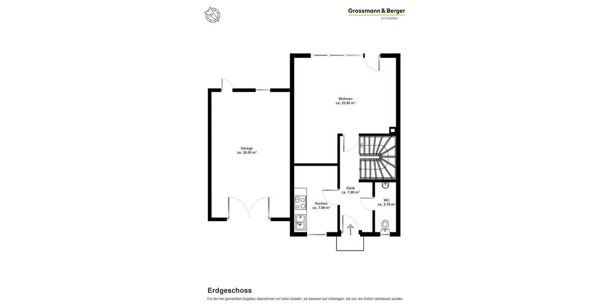 Doppelhaushälfte Hamburg Niendorf - 2 Zimmer, 73 m&sup2;, 499.000&euro; | Angebot:25726579