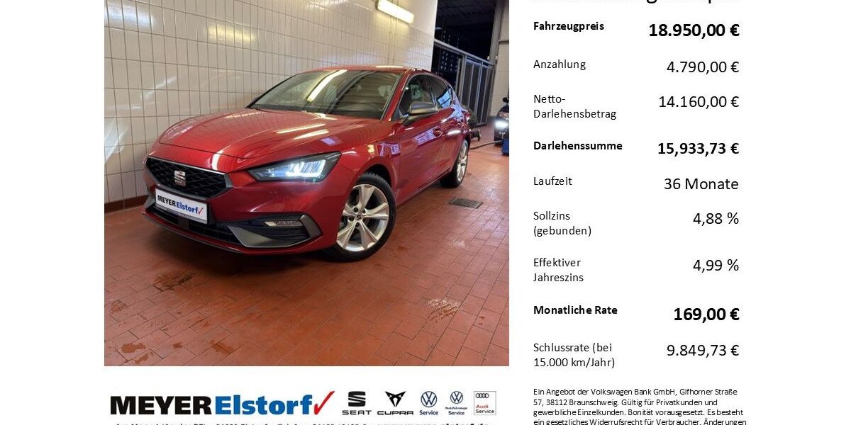 Seat Leon 12.100 km 17.700 &euro; Neu Wulmstorf 21629
