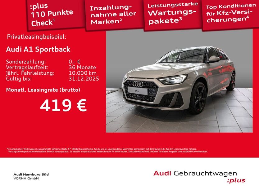 Audi A1 1.890 km 28.440 € Hamburg 20537