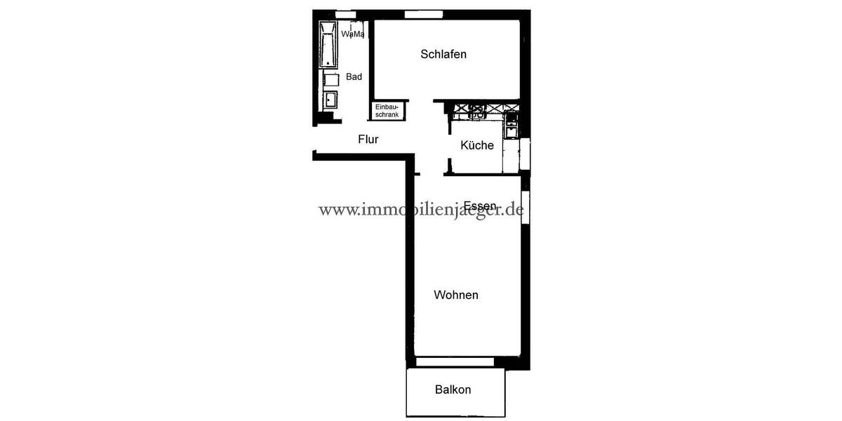 Etagenwohnung Norderstedt Garstedt - 2 Zimmer, 58 m&sup2;, 820&euro; | Angebot:26920760