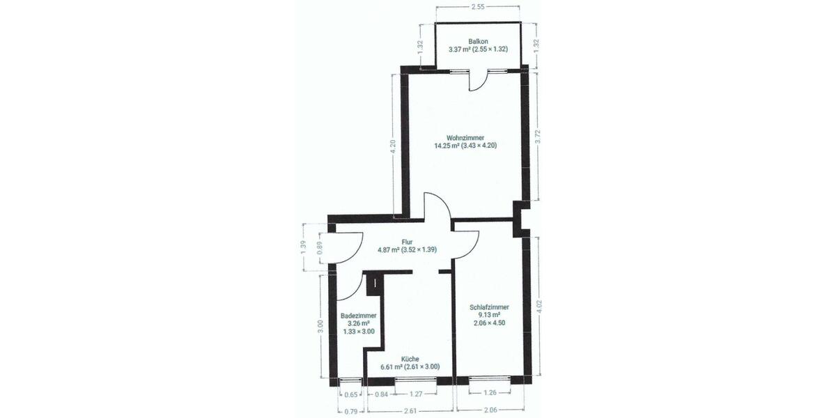 Etagenwohnung Hamburg Bahrenfeld - 2 Zimmer, 37 m&sup2;, 800&euro; | Angebot:26294912