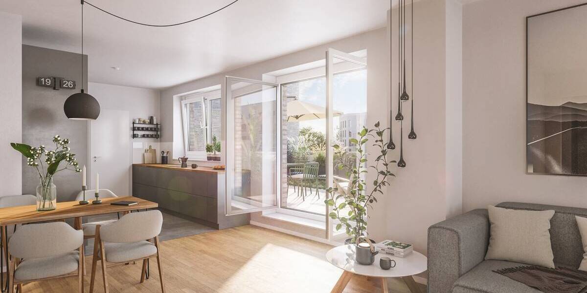 Etagenwohnung Hamburg / Groß Borstel Groß Borstel - 2 Zimmer, 62 m&sup2;, 528.000&euro; | Angebot:26187509