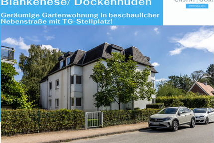 Geräumige Gartenwohnung mit TG-Stellplatz in beschaulicher Nebenstraße von Blankenese Dockenhuden! 4 zimmer