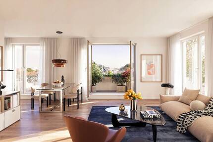 3,5 Zimmer-Neubauwohnung mit Homeoffice-Möglichkeit, großer Terrasse & Balkon in Eimsbüttel 3 zimmer