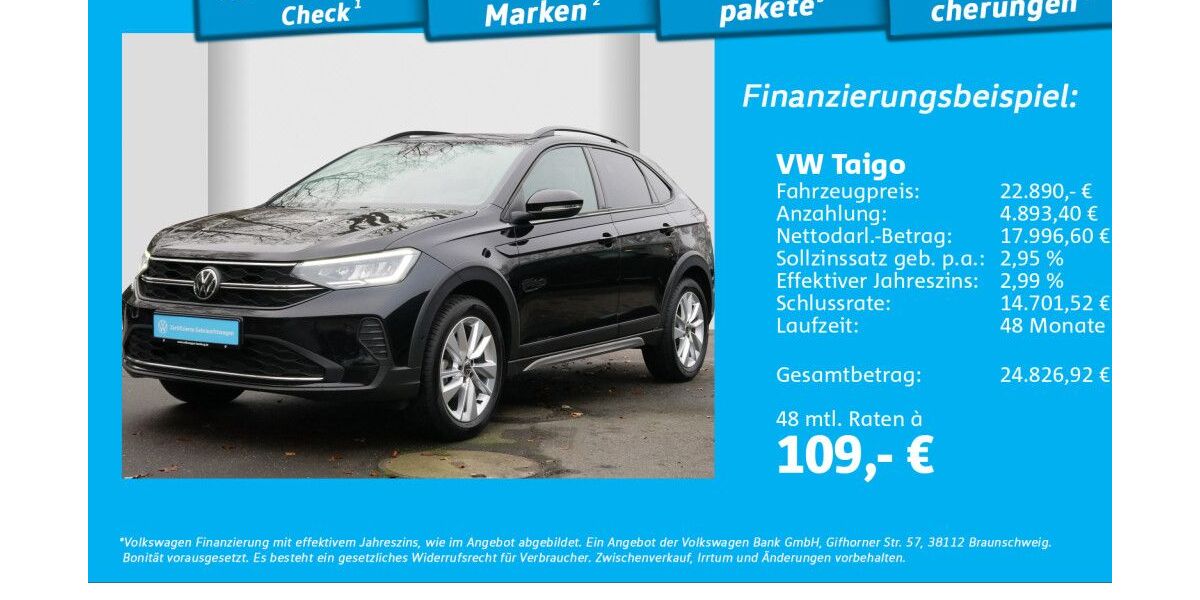 VW Taigo 25.185 km 22.890 &euro; Glinde 21509