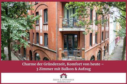 Charme der Gründerzeit, Komfort von heute - 3 Zimmer mit Aufzug 3 zimmer