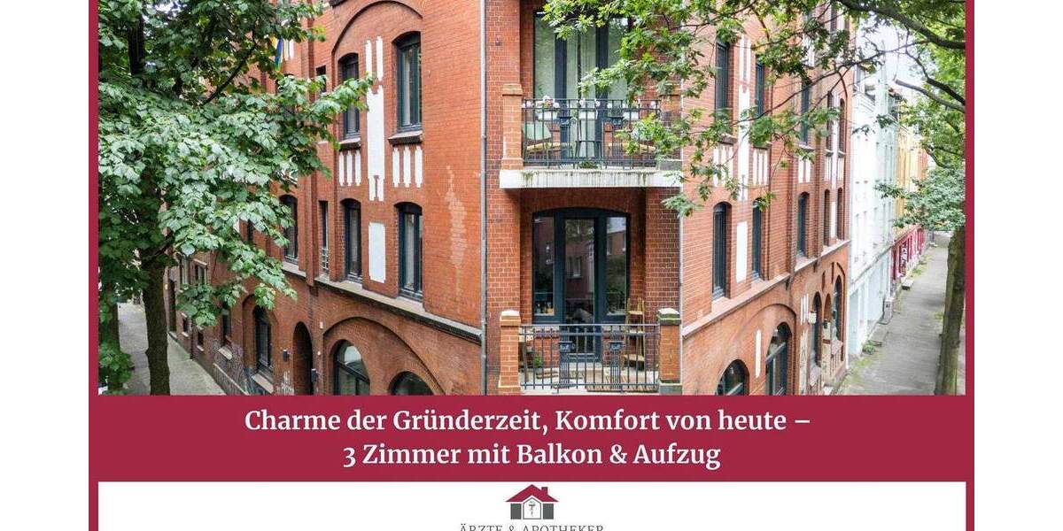 Charme der Gründerzeit, Komfort von heute - 3 Zimmer mit Aufzug 3 zimmer