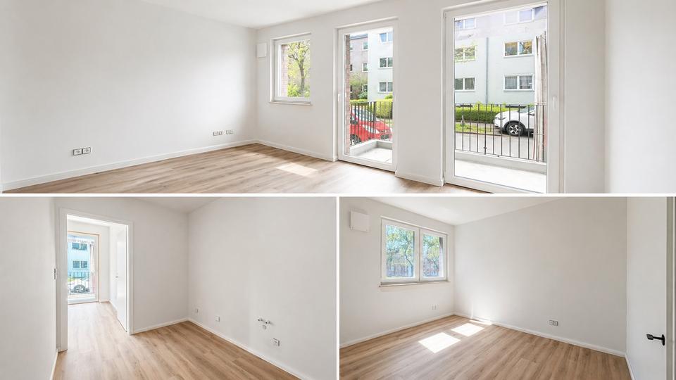 Erdgeschoßwohnung Hamburg Wandsbek - 2 Zimmer, 45 m&sup2;, 1.285&euro; | Angebot:26375030