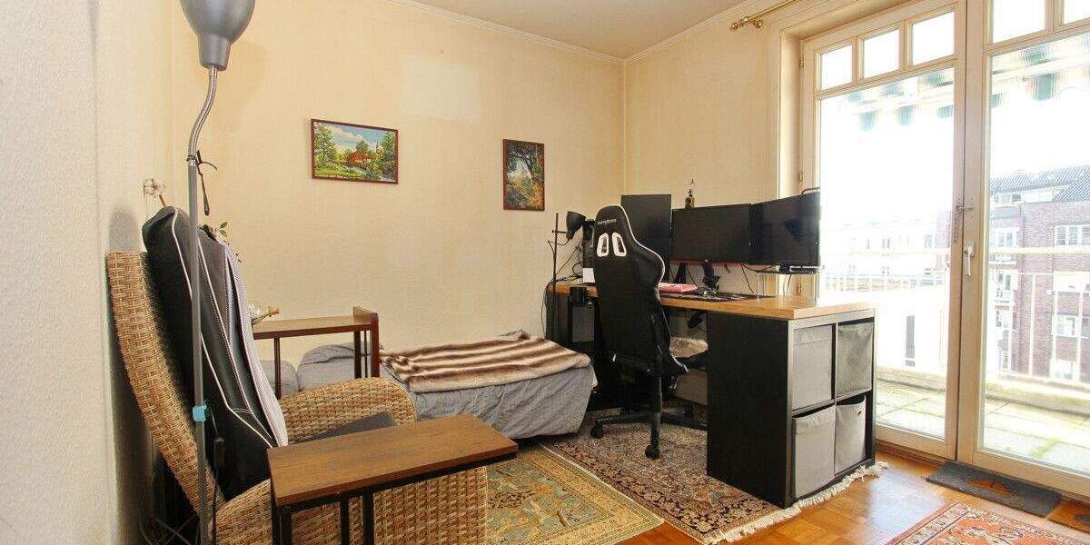 Etagenwohnung Hamburg Harvestehude - 2 Zimmer, 51 m&sup2;, 449.000&euro; | Angebot:25898900