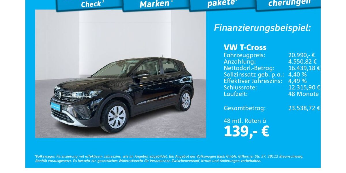 VW T-Cross 9.274 km 20.990 &euro; Glinde 21509