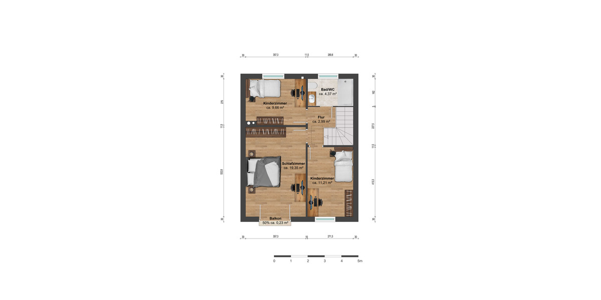 Reihenmittelhaus Stelle - 4 Zimmer, 110 m&sup2;, 325.000&euro; | Angebot:26026470