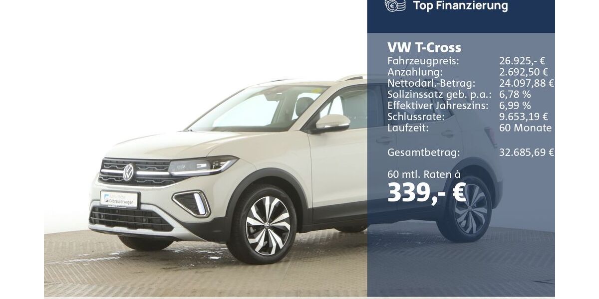 VW T-Cross 14.599 km 26.925 &euro; Jesteburg 21266