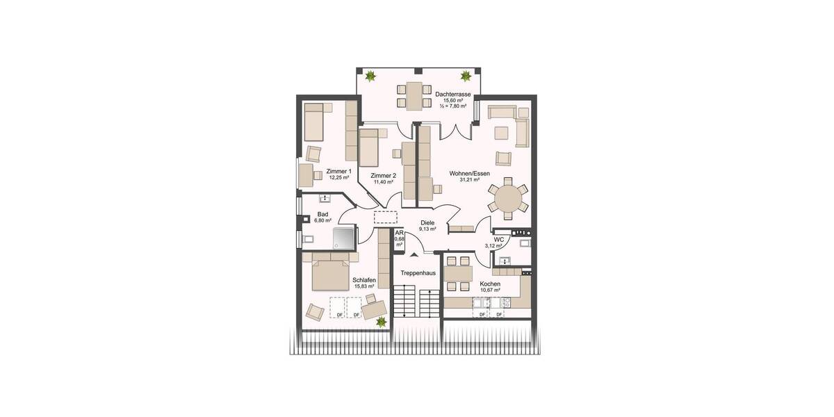 Etagenwohnung Reinbek - 4 Zimmer, 107 m&sup2;, 379.000&euro; | Angebot:26595071