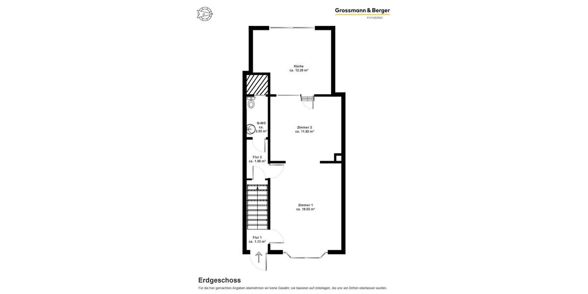 Reihenmittelhaus Hamburg Bahrenfeld - 3 Zimmer, 65 m&sup2;, 449.000&euro; | Angebot:26305882