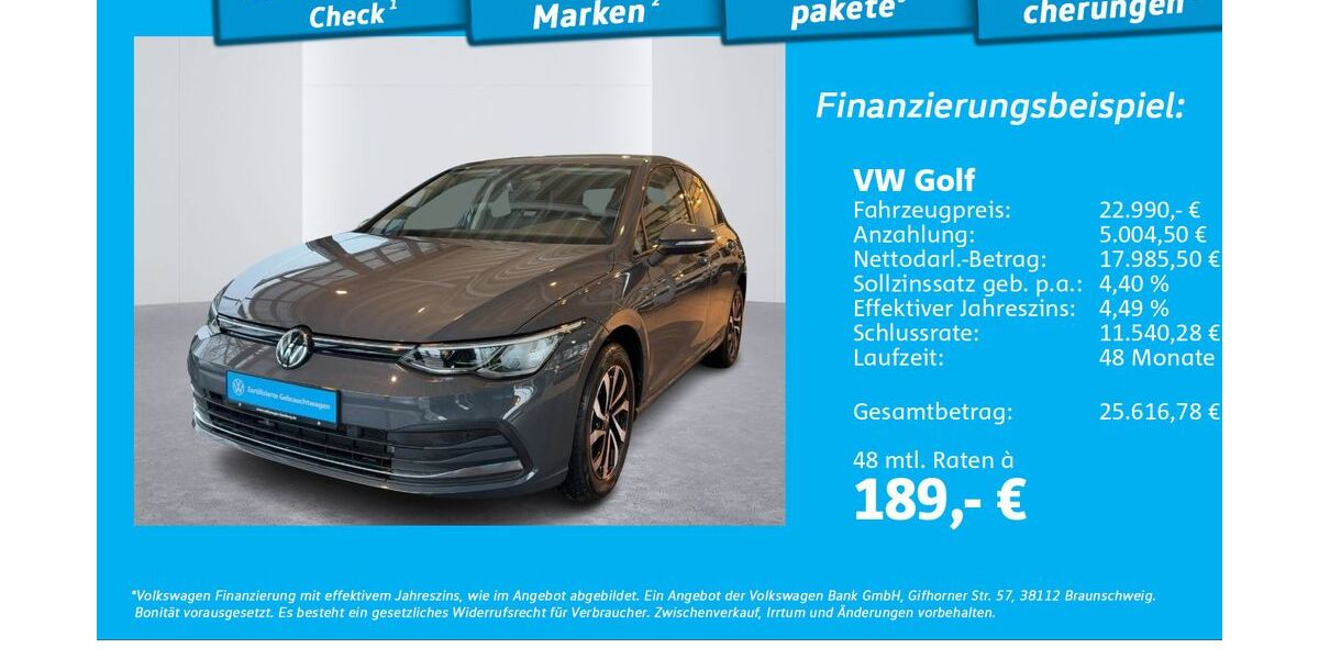 VW Golf 23.297 km 22.990 &euro; Glinde 21509