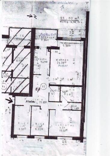 Etagenwohnung Glinde - 4 Zimmer, 95 m&sup2;, 1.295&euro; | Angebot:23063910