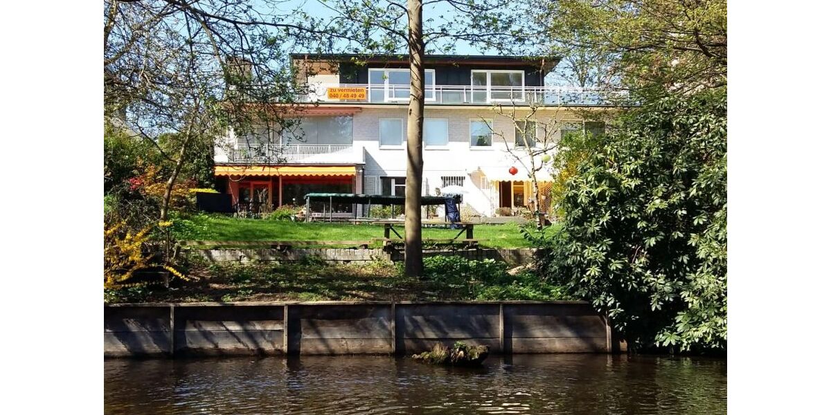 Provisionsfrei* 5-Zimmer-Wohnung in Wasserlage am Alsterlauf - Balkon, TG, 124 m², Alsterdorf - Etagenwohnung Hamburg Alsterdorf | Angebot:26075346