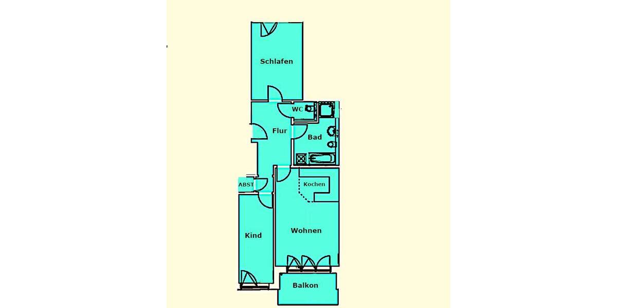 Etagenwohnung Hamburg Rahlstedt - 3 Zimmer, 83 m&sup2;, 1.180&euro; | Angebot:26499191