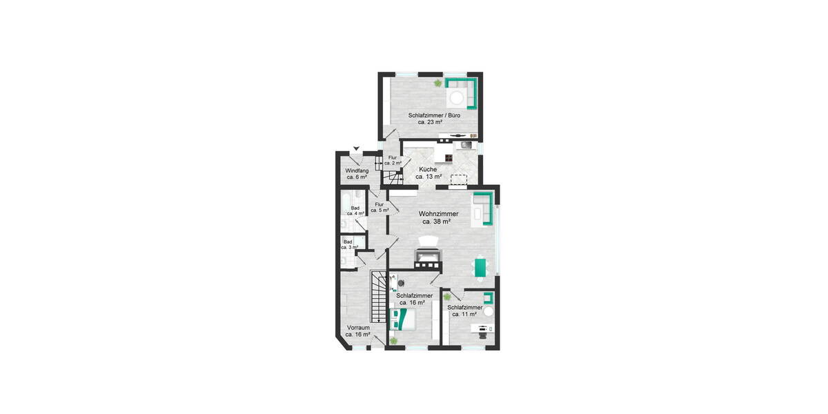 Doppelhaushälfte Hamburg Jenfeld - 5 Zimmer, 161 m&sup2;, 479.000&euro; | Angebot:26309898
