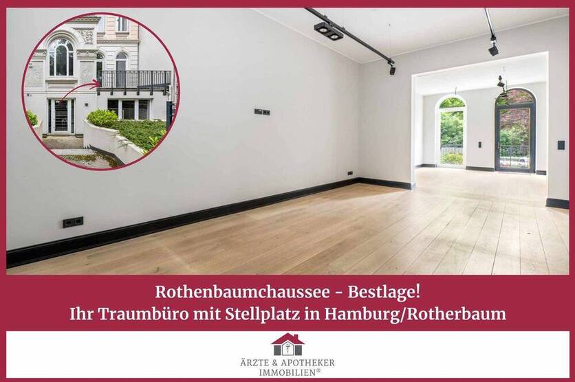 Rothenbaumchaussee - Bestlage! Ihr Traumbüro mit Stellplatz in HamburgRotherbaum