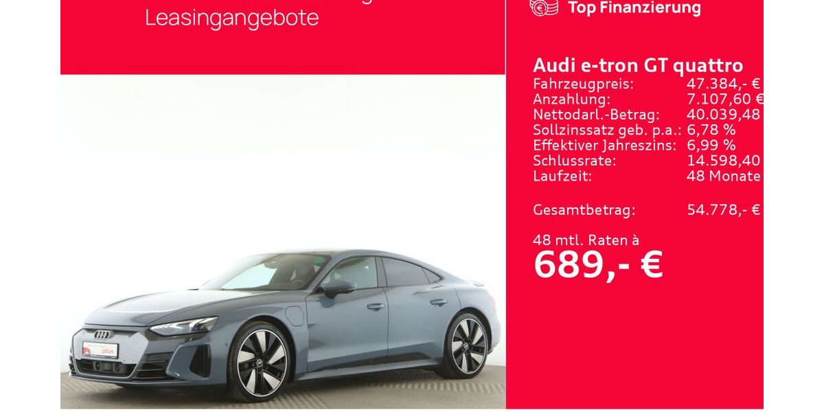Audi e-tron GT 91.819 km 47.384 &euro; Seevetal 21217