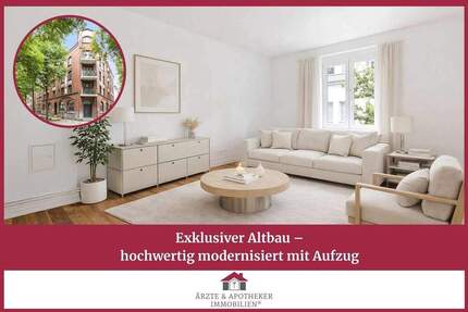 Exklusiver Altbau - hochwertig modernisiert mit Aufzug 2 zimmer