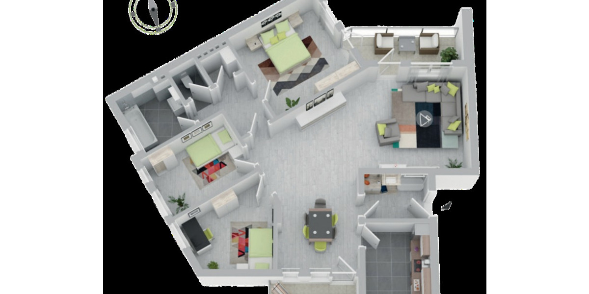 Etagenwohnung Ahrensburg - 4 Zimmer, 98 m&sup2;, 299.000&euro; | Angebot:25961329
