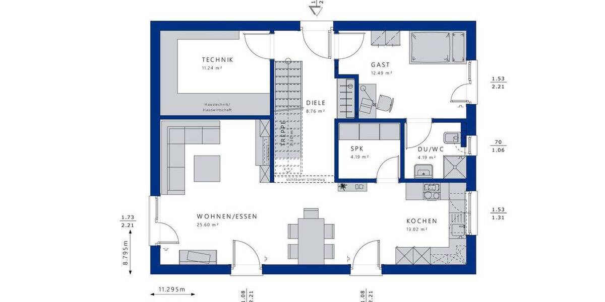 Einfamilienhaus Hamburg Volksdorf - 5 Zimmer, 170 m&sup2;, 1.877.650&euro; | Angebot:26243214