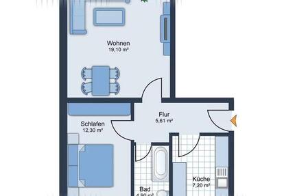 Wohnung Buxtehude - 2 Zimmer, 50 m&sup2;, 650&euro; | Angebot:26490761