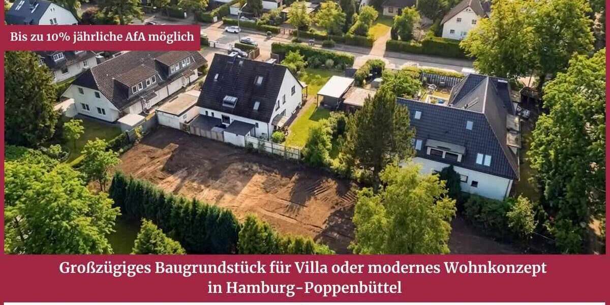Grundstück Hamburg / Poppenbüttel Poppenbüttel - 775.000&euro; | Angebot:25606905