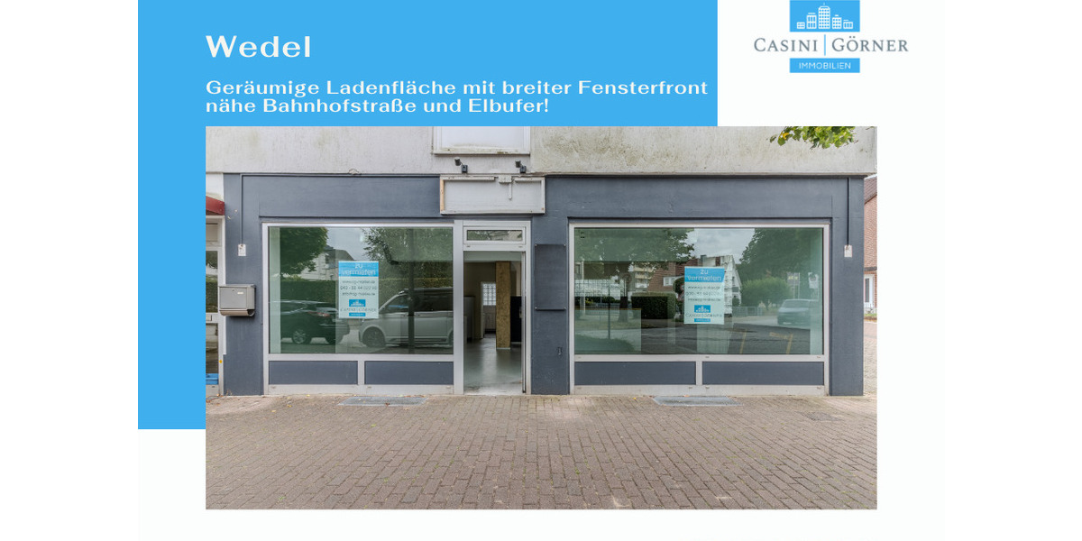 Geräumige Ladenfläche mit breiter Fensterfront nähe Bahnhofstraße und Elbufer! 1 zimmer