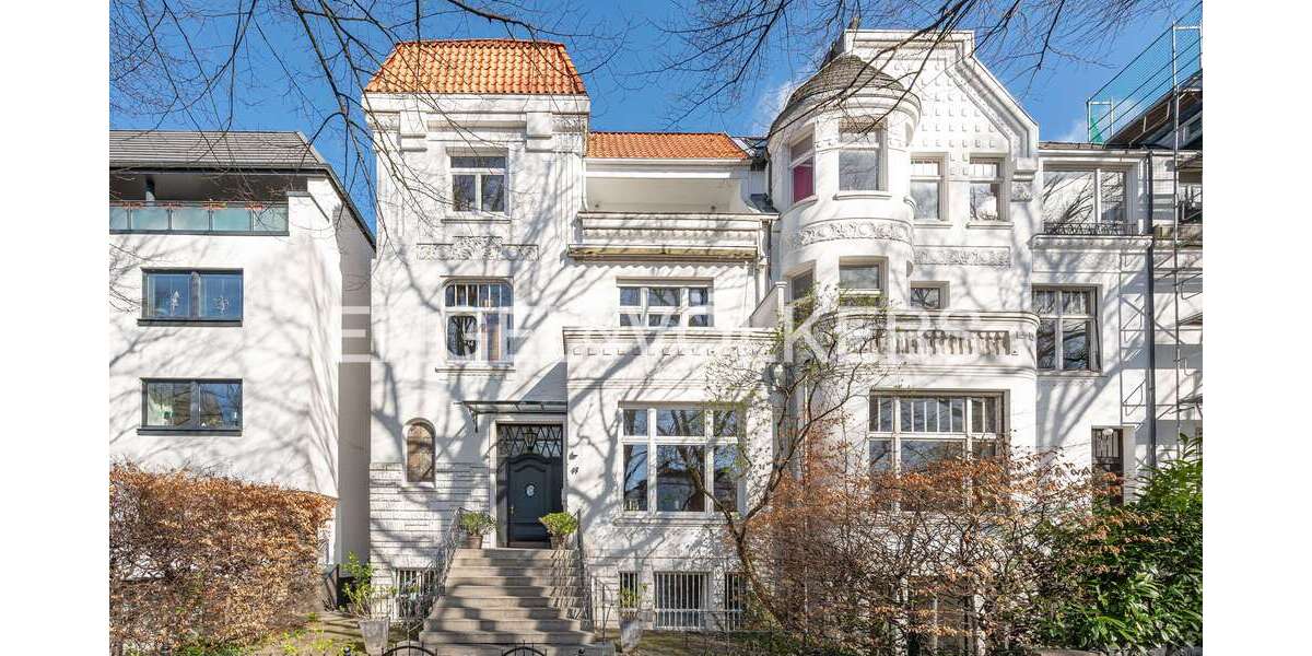 Einfamilienhaus Hamburg Eppendorf - 13 Zimmer, 489 m&sup2;, 5.900.000&euro; | Angebot:26687861