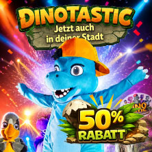 Dinotastic Live! Die Reise zum Feuervulkan 01.11.2026 Friedrich-Ebert-Halle