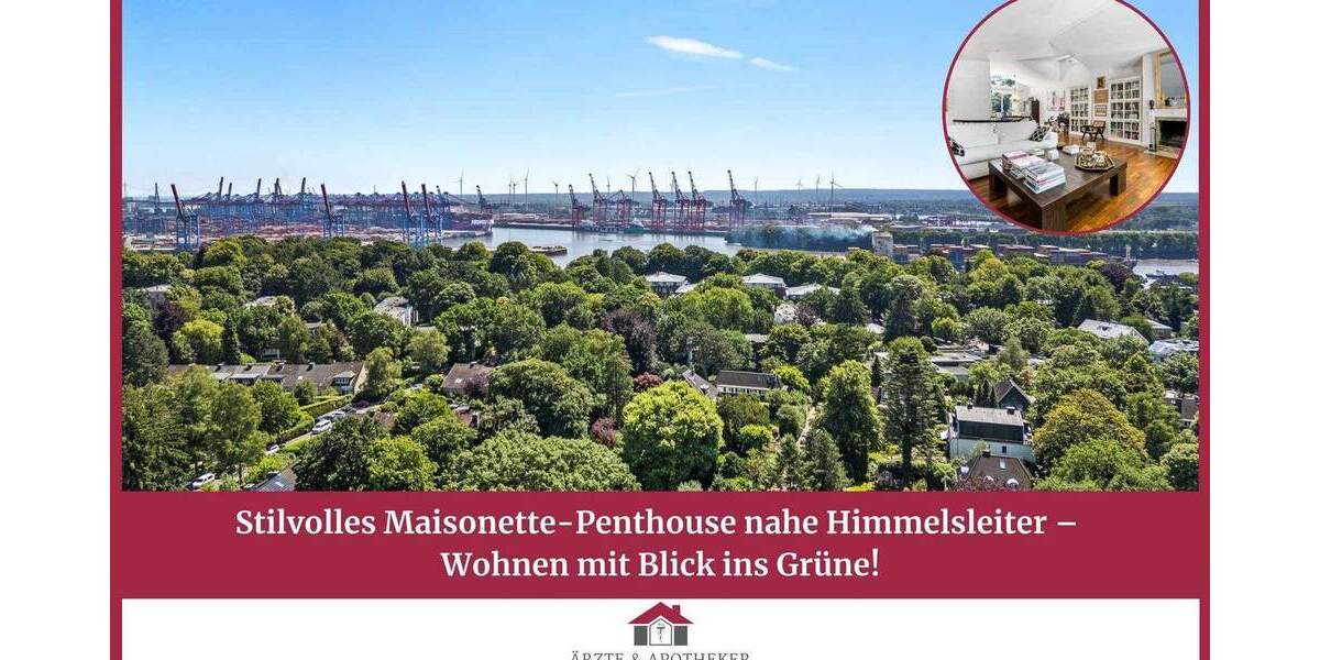 Stilvolles Maisonette-Penthouse nahe Himmelsleiter - Wohnen mit Blick ins Grüne! 4 zimmer